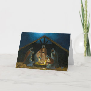 Nativityen Helgkort