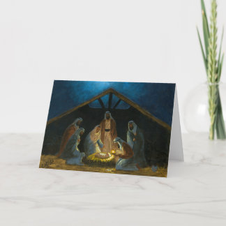 Nativityen Helgkort