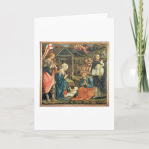 Nativityen med SS. Michael och Dominic, 1470 (t Helgkort