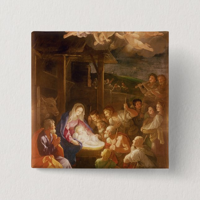Nativityen på natten, 1640 knapp (Framsida)