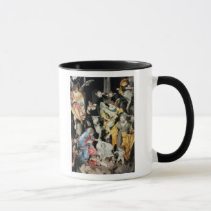 Nativityen som göras i Naples Mugg