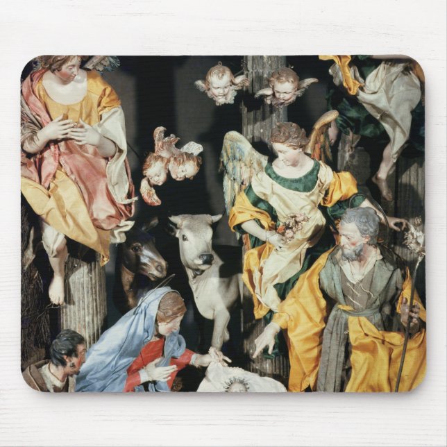 Nativityen som göras i Naples Musmatta (Framsidan)
