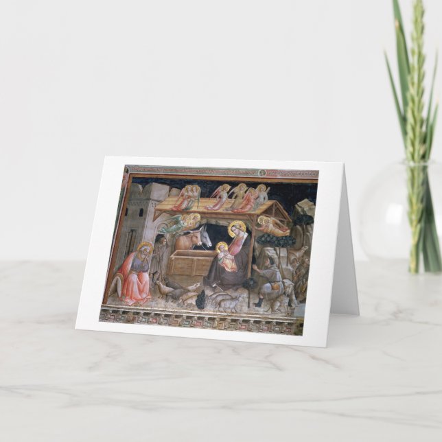 Nativityen, specificerar från livet av oskulden a helgkort (Framsida)