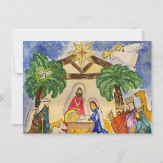 NativityFlat Note Card Anteckningskort