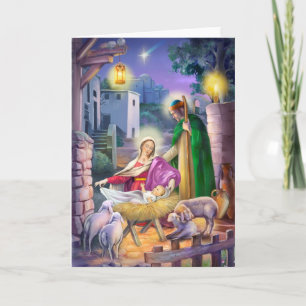Nativityjul Helgkort