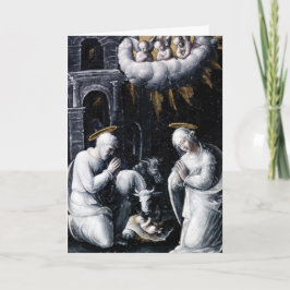 Nativityjulkort Helgkort