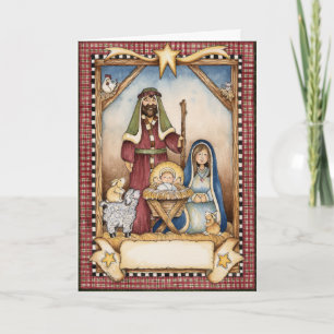 Nativityjulkortet Helgkort