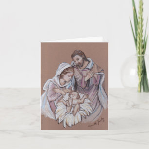 Nativitykonst noterar kortet helgkort
