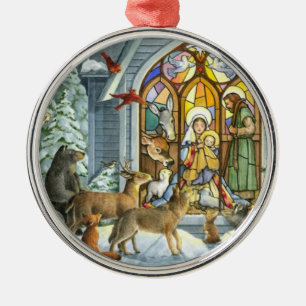 Nativityprydnad 1 julgransprydnad metall