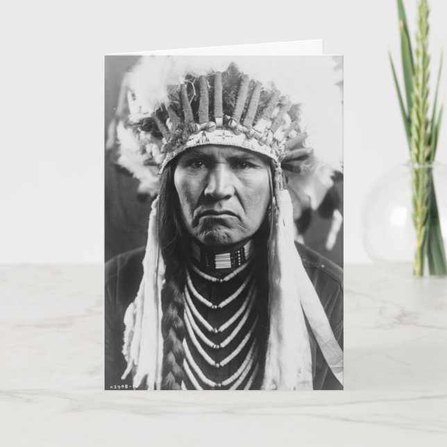 NATIVT AMERIKANSKT BIRTHDAY-KORT FÖR ALLA KORT (Framsida)