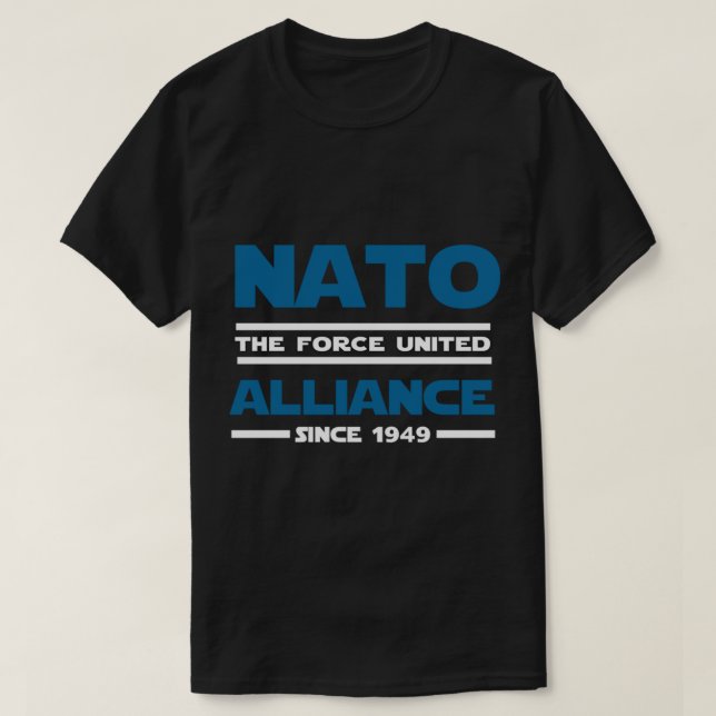 Nato Alliance Sverige Finland Nordatlanten T Shirt (Design framsida)