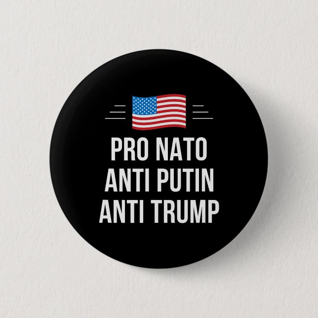 Nato - Anti-Putin - Anti-Trump - Knapp (Framsida)