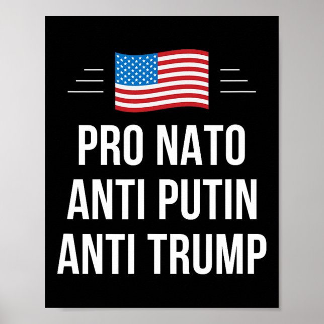 Nato - Anti-Putin - Anti-Trump - Poster (Framsidan)