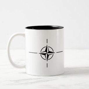 Nato-Emblem Två-Tonad Mugg