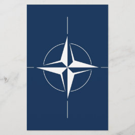 NATO-flagg Brevpapper