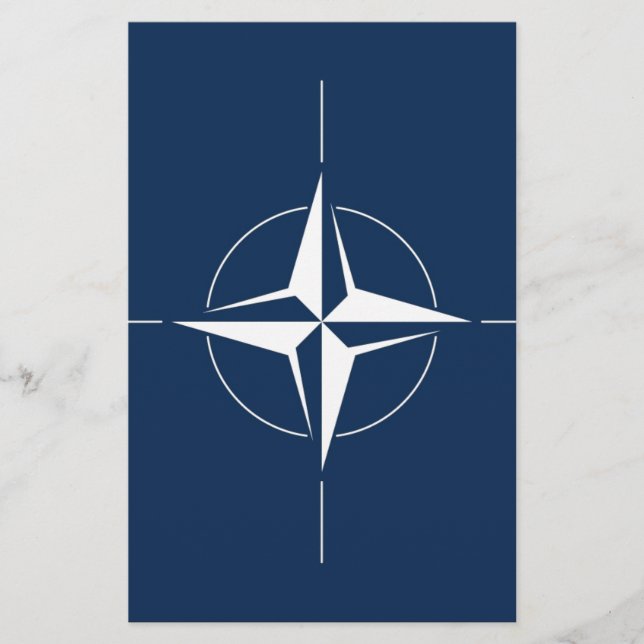 NATO-flagg Brevpapper (Framsida)