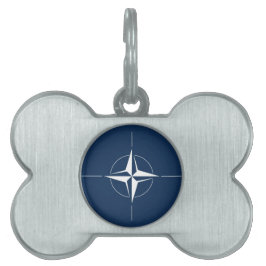 NATO-flagg Namnbricka Husdjur