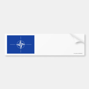 Nato-flagga Bildekal