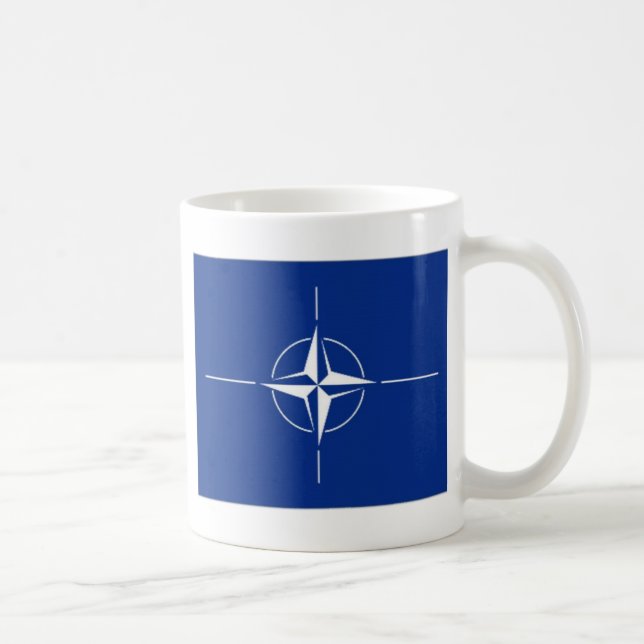 Nato-flagga Kaffemugg (Höger)