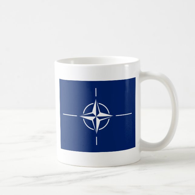 Nato-flagga Kaffemugg (Höger)