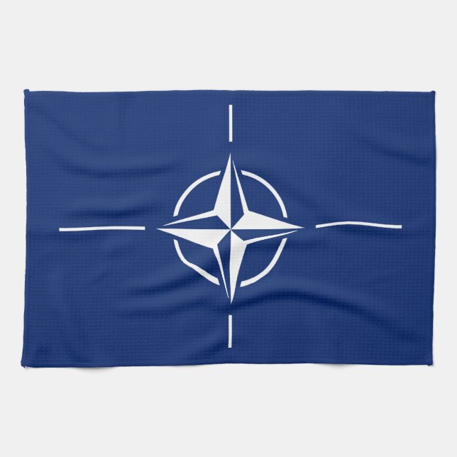 Nato-flagga Kökshandduk (Horisontell)