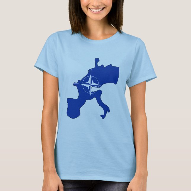 Nato-flaggakarta Tee (Framsida)