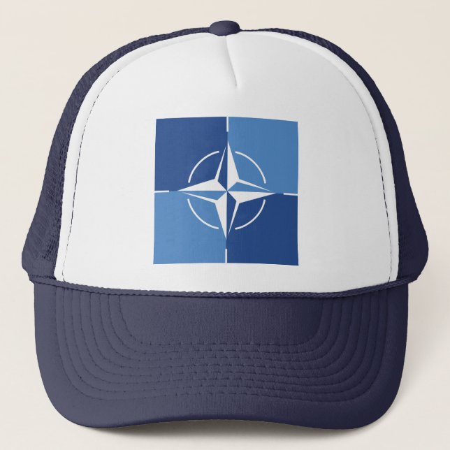Nato ONAT flagga symbol Nordatlantiska fördragsorg Keps (Framsida)