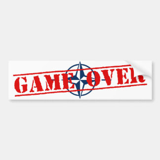 NATO-signera Red Brev Game over Bildekal