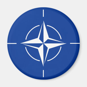 Natos flagga magnet