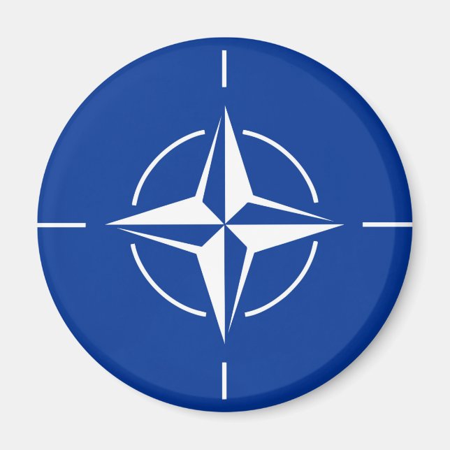 Natos flagga magnet (Framsidan)