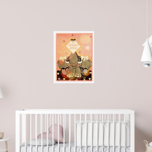 Natosha, Elephant Speller Wall Sign Poster