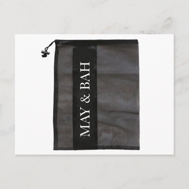 Nätpåse, Polyester Nätpåse, Logotyp Tryckt Nätpåse Vykort (Framsida)