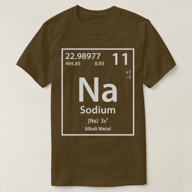 NatriumInslag T Shirt (Design framsida)