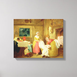 Natt 1799 (olja på kanfas) (se 127218-220), canvastryck