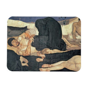 Natt 1890 (olja på kanfas) magnet
