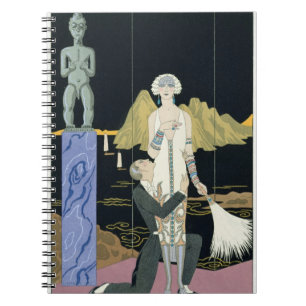 Natt 1925 (pochoirtrycket) anteckningsbok