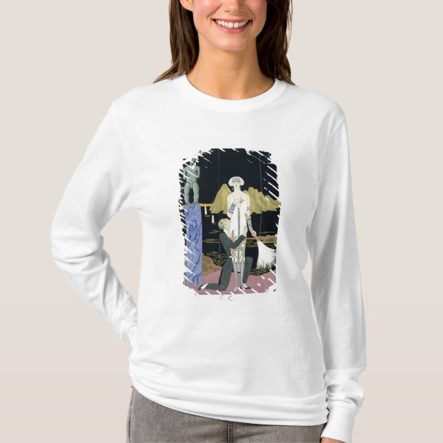 Natt 1925 (pochoirtrycket) tee shirt (Framsida)