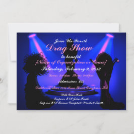 Natt av anpassningsbarinbjudningar för tusen Divas Inbjudningar