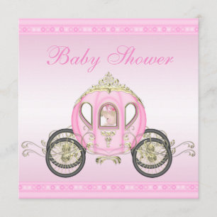 Nätt baby shower för Princess Arbeta som Inbjudningar