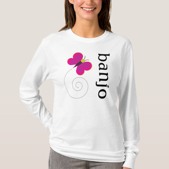 Nätt BanjoälskareT-tröja Tröja (Framsida)