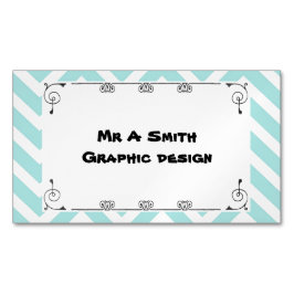 Nätt besynnerlig visitkort magnetiska visitkort