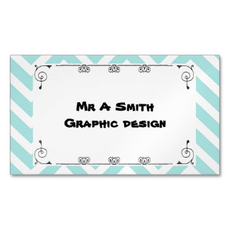 Nätt besynnerlig visitkort magnetiska visitkort