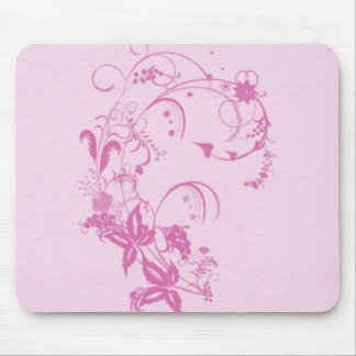 Nätt blommadesign Mousepad Musmatta