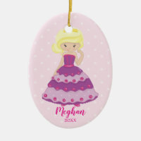 Nätt blond Princess Jul Smycka