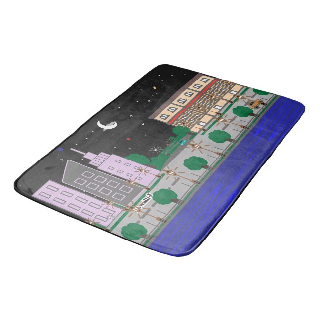 Natt City Badrumsmatta (Vinklad)