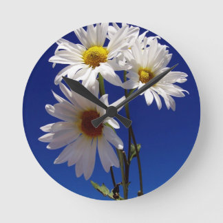 Nätt daisy rund klocka