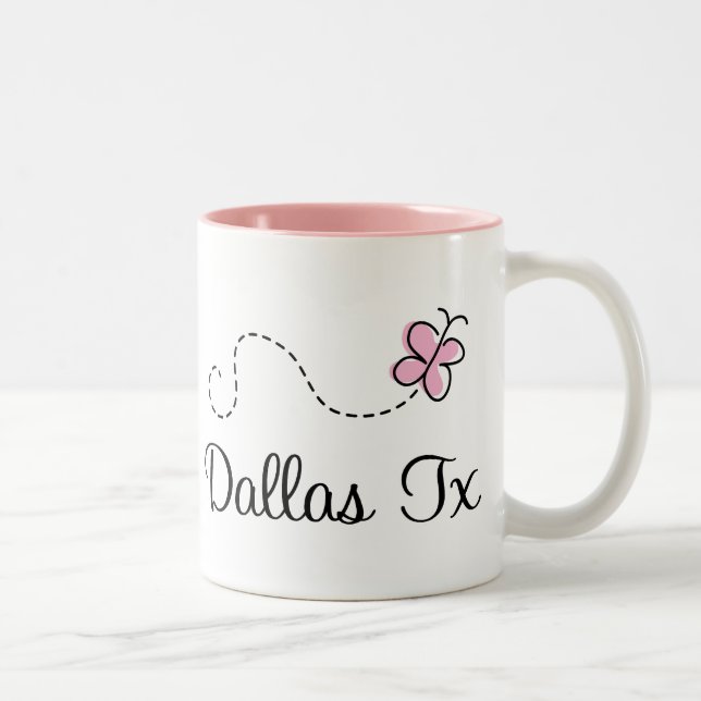 Nätt Dallas Texas T-tröja Två-Tonad Mugg (Höger)
