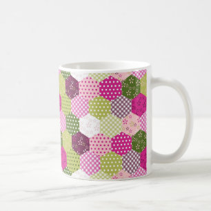 Nätt design för täcke för Patchwork för Kaffemugg