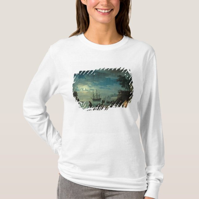 Natt: En port i månsken, 1748 Tee (Framsida)