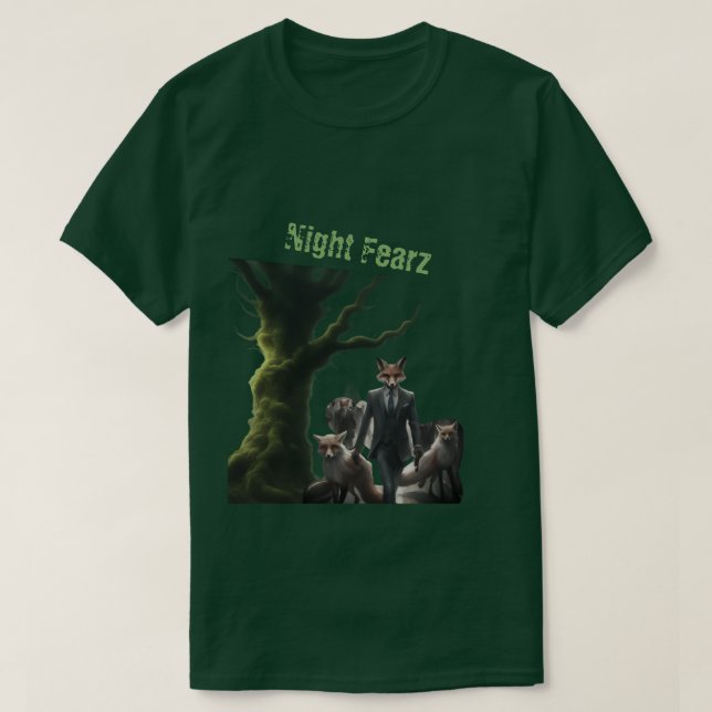 Natt Fearz Fox Business kuslig T Shirt (Design framsida)